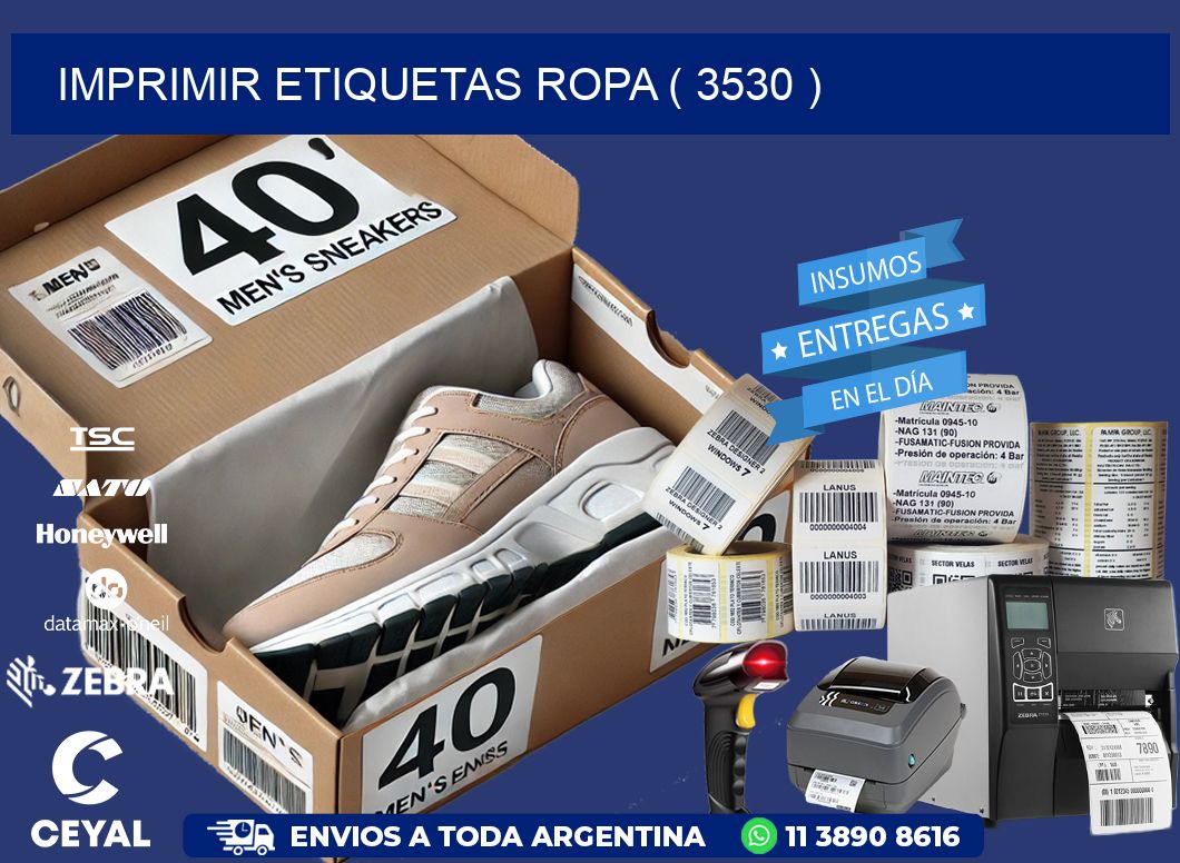 IMPRIMIR ETIQUETAS ROPA ( 3530 )