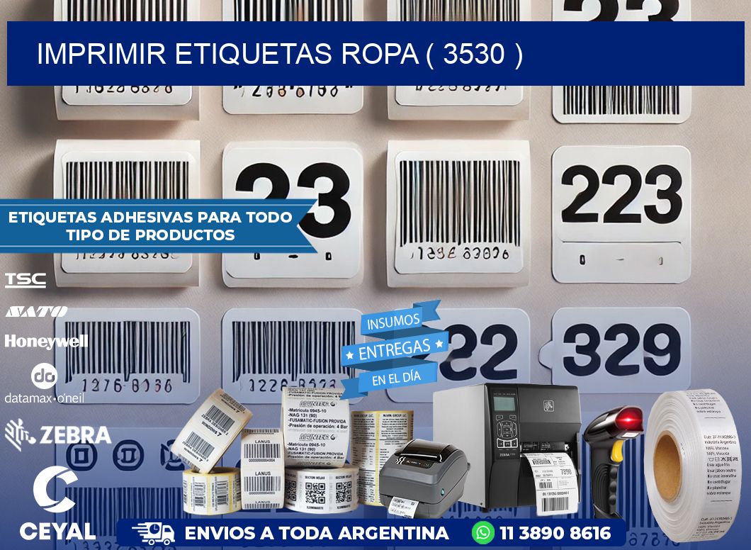 IMPRIMIR ETIQUETAS ROPA ( 3530 )