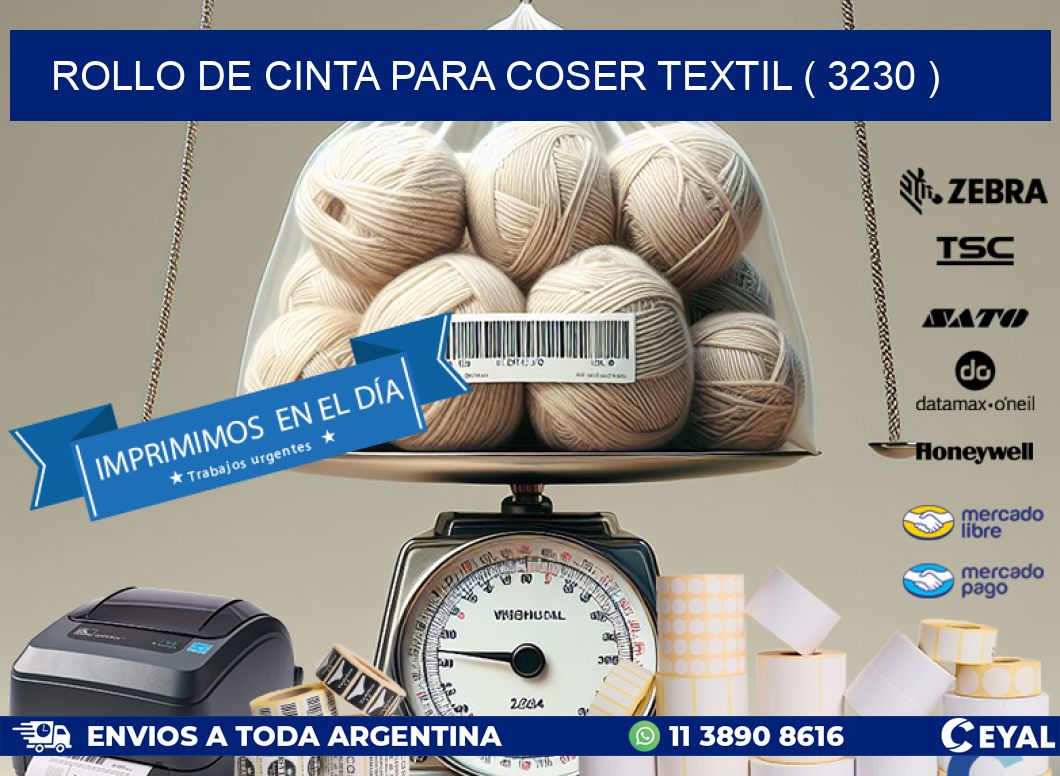 ROLLO DE CINTA PARA COSER TEXTIL ( 3230 )