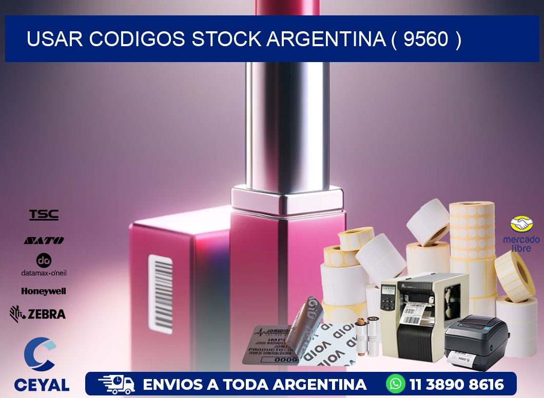 USAR CODIGOS STOCK ARGENTINA ( 9560 )