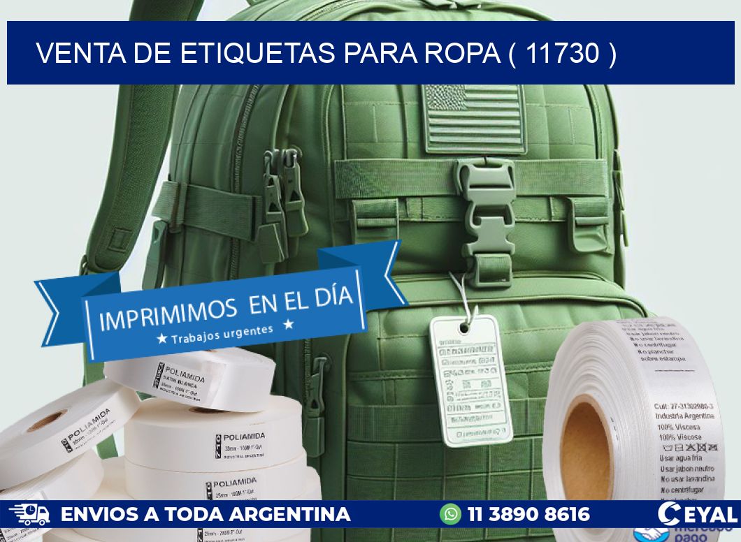 VENTA DE ETIQUETAS PARA ROPA ( 11730 )