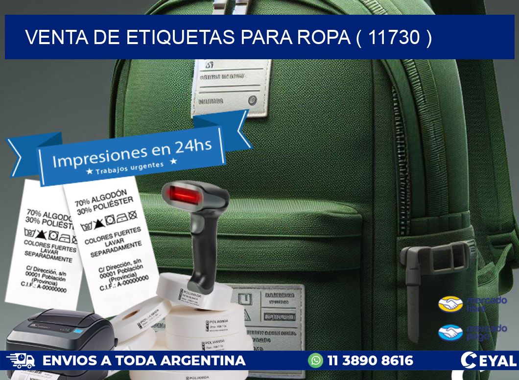 VENTA DE ETIQUETAS PARA ROPA ( 11730 )