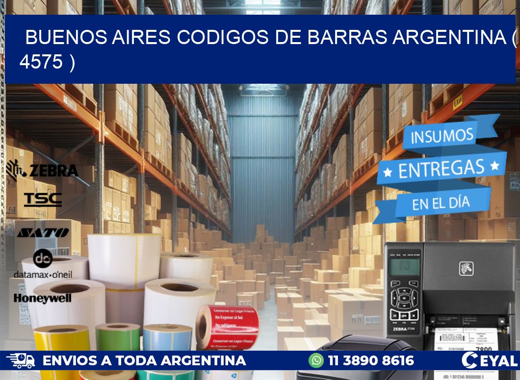 buenos aires codigos de barras argentina ( 4575 )