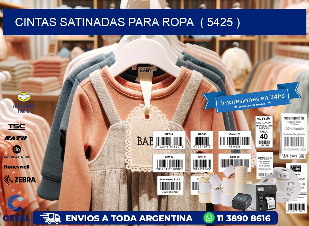 cintas satinadas para ropa  ( 5425 )