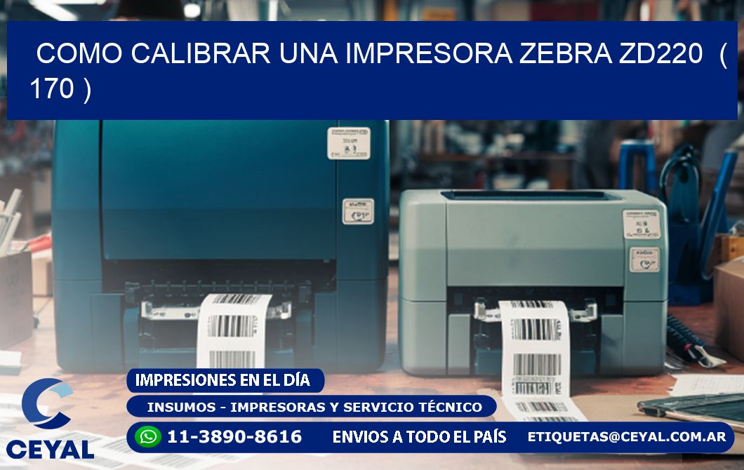 como calibrar una impresora zebra zd220  ( 170 )