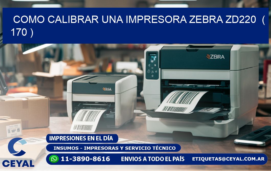 como calibrar una impresora zebra zd220  ( 170 )