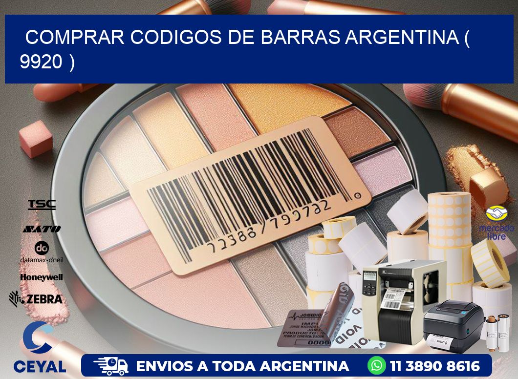 comprar codigos de barras argentina ( 9920 )