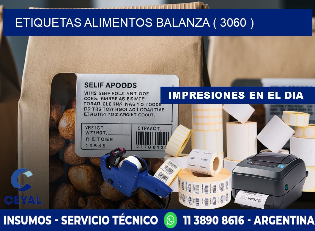 etiquetas alimentos balanza ( 3060 )