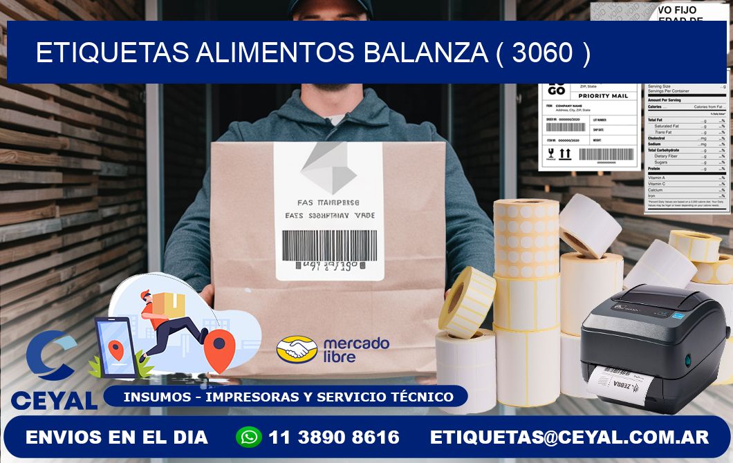 etiquetas alimentos balanza ( 3060 )