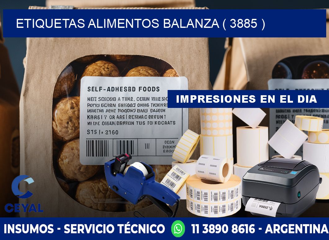 etiquetas alimentos balanza ( 3885 )