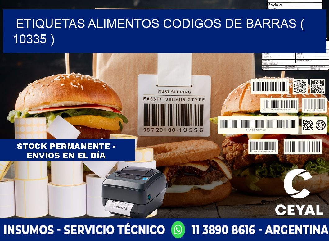 etiquetas alimentos codigos de barras ( 10335 )