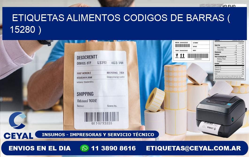 etiquetas alimentos codigos de barras ( 15280 )