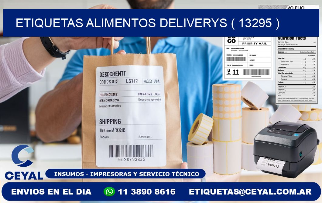 etiquetas alimentos deliverys ( 13295 )