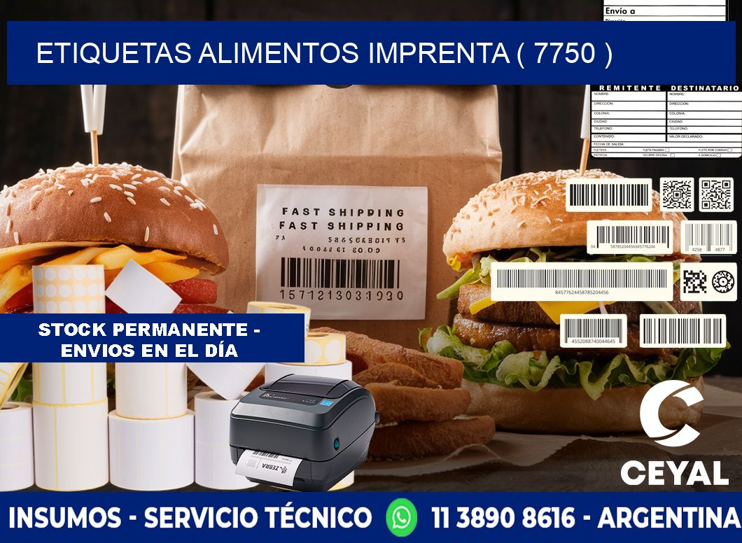 etiquetas alimentos imprenta ( 7750 )