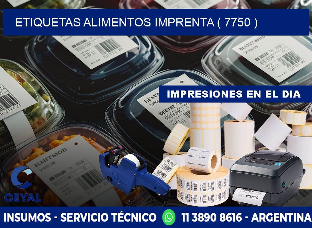 etiquetas alimentos imprenta ( 7750 )