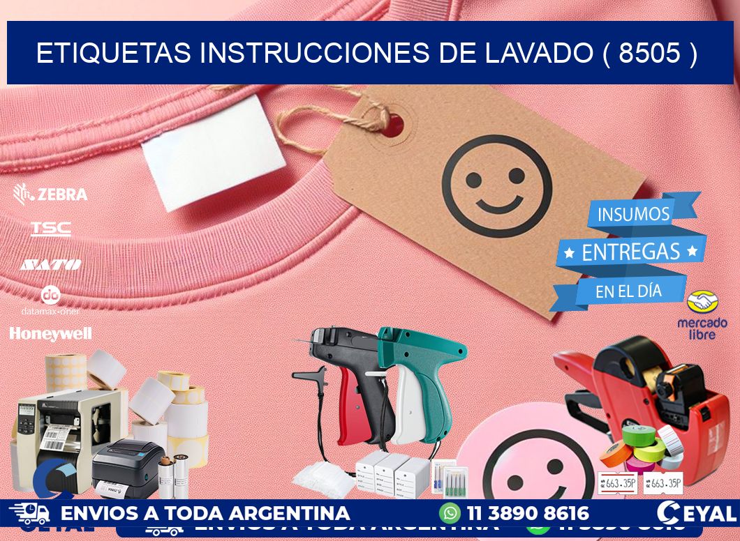 etiquetas instrucciones de lavado ( 8505 )