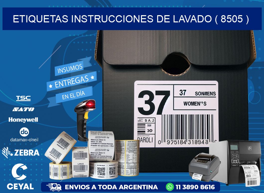 etiquetas instrucciones de lavado ( 8505 )