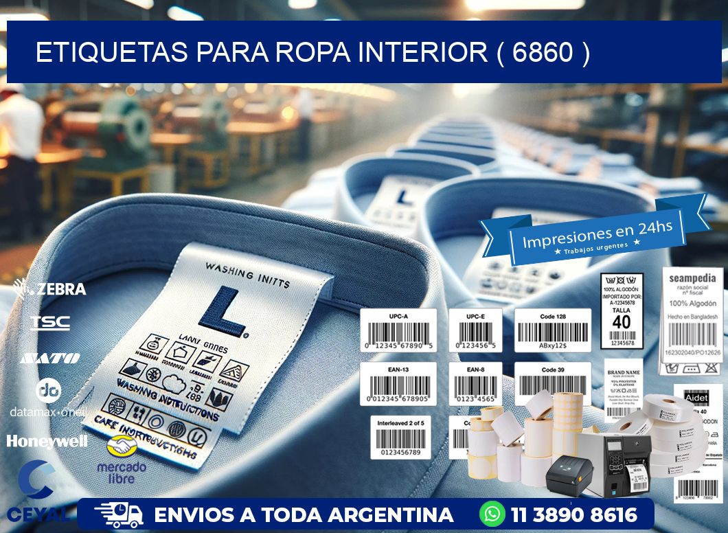 etiquetas para ropa interior ( 6860 )