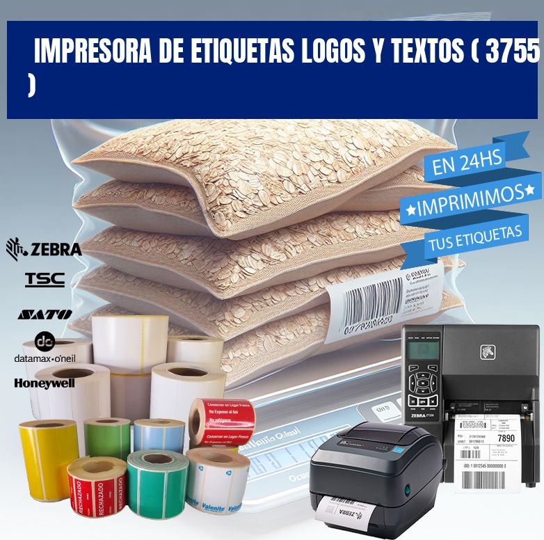 impresora de etiquetas logos y textos ( 3755 )