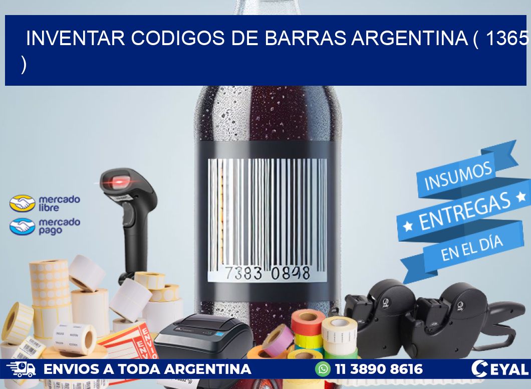 inventar codigos de barras argentina ( 1365 )