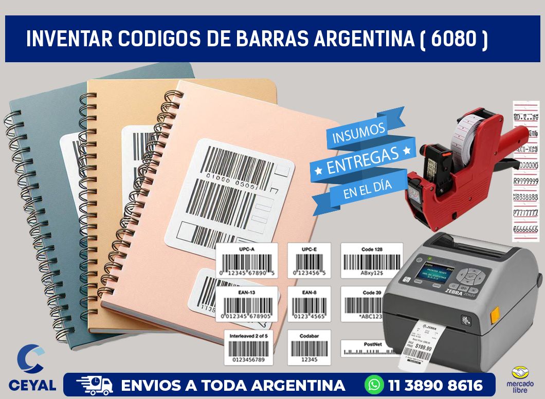 inventar codigos de barras argentina ( 6080 )