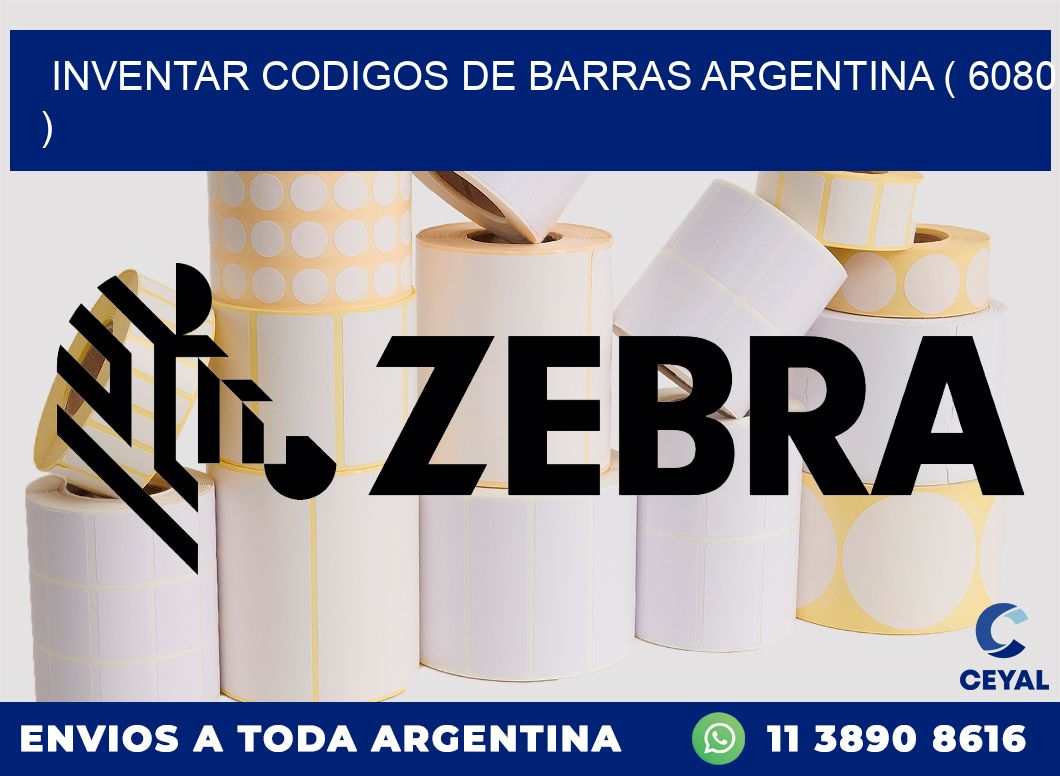 inventar codigos de barras argentina ( 6080 )