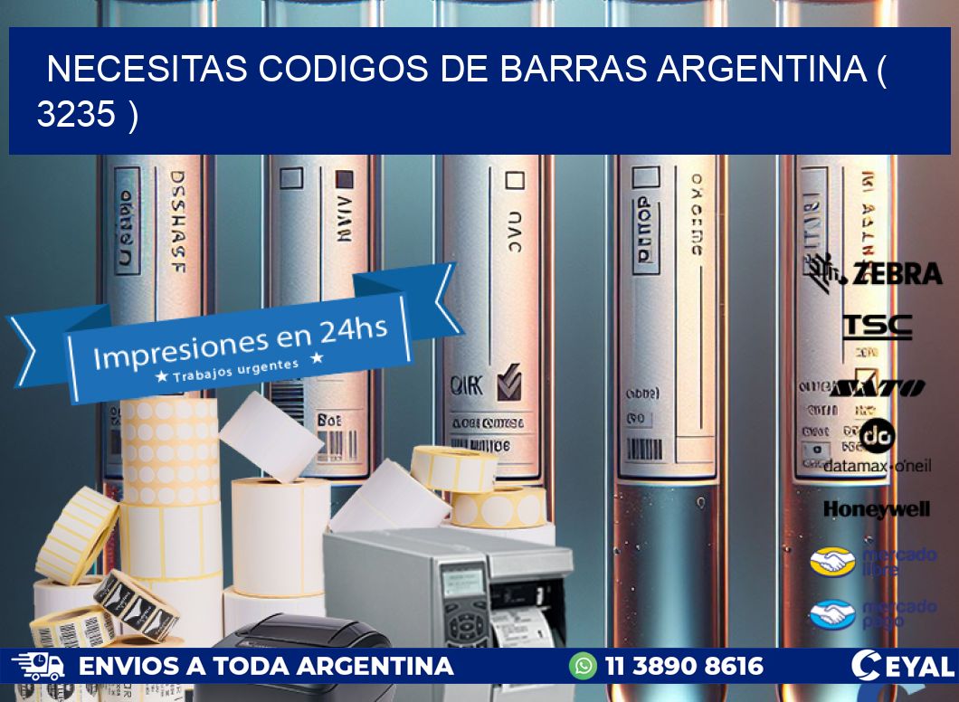 necesitas codigos de barras argentina ( 3235 )