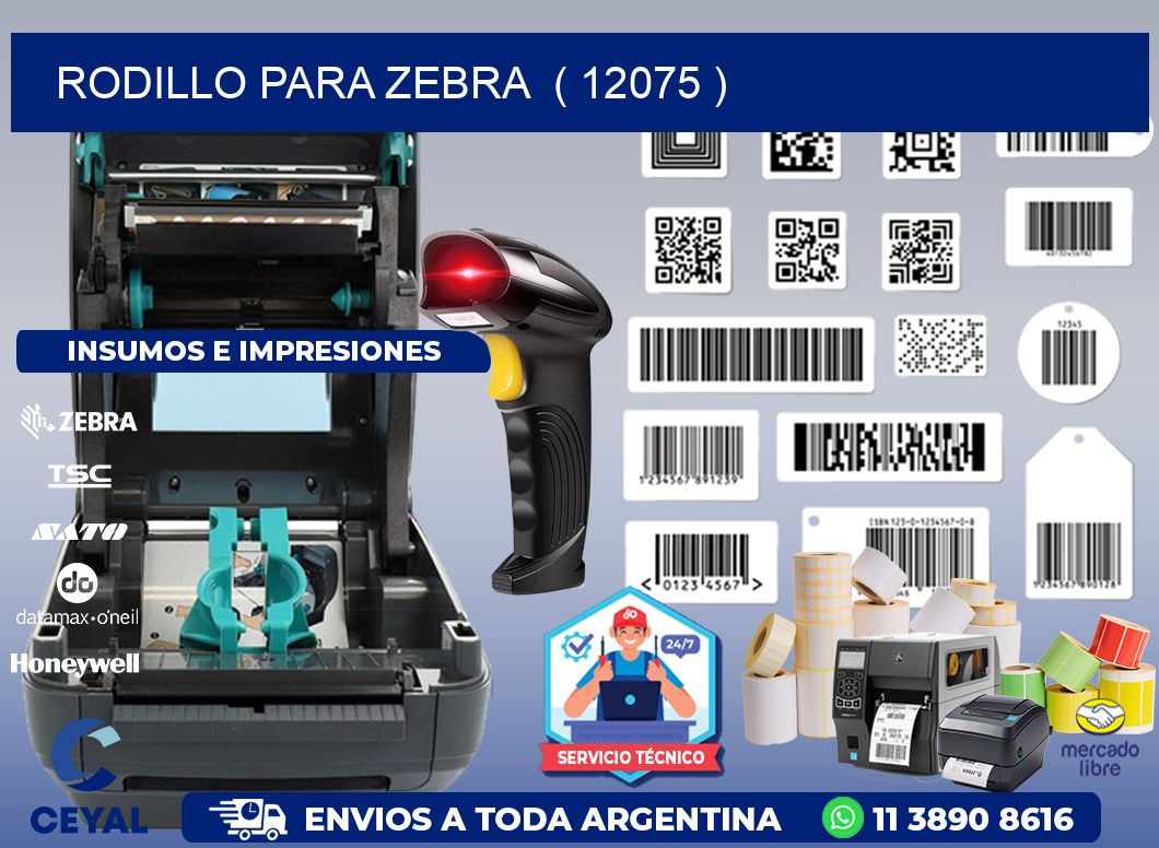 rodillo para zebra  ( 12075 )