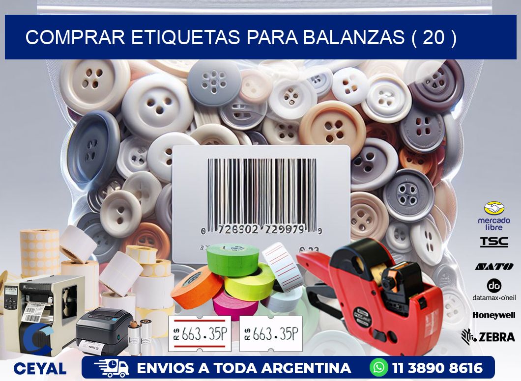 COMPRAR ETIQUETAS PARA BALANZAS ( 20 )