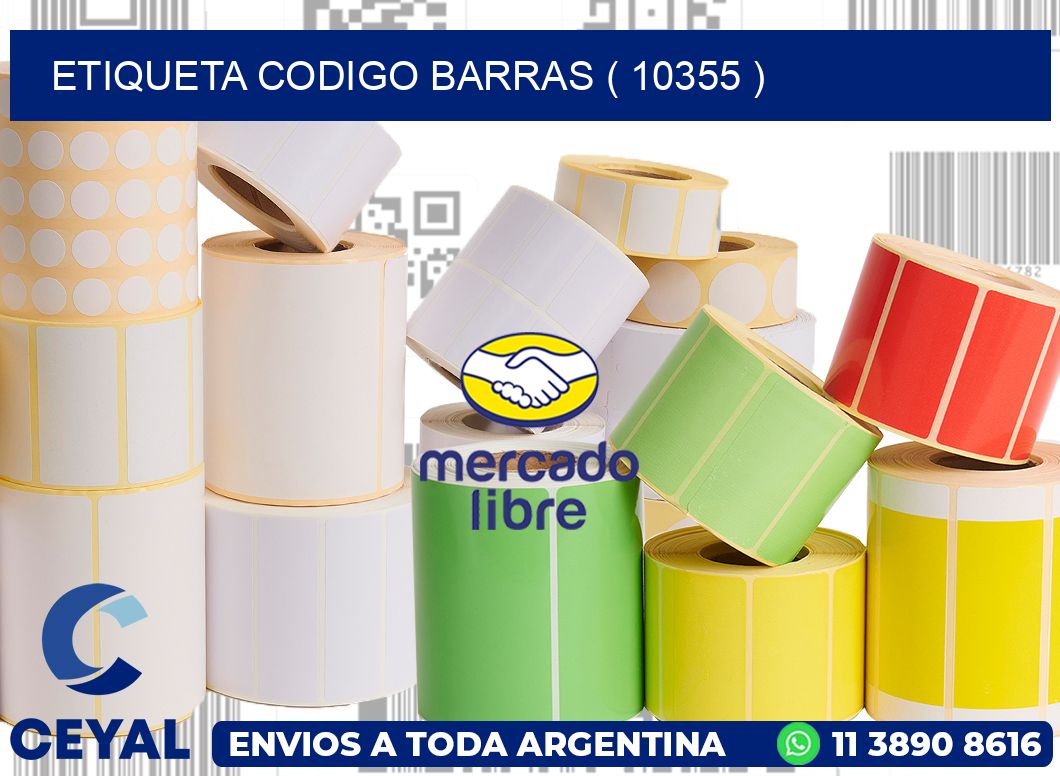 ETIQUETA CODIGO BARRAS ( 10355 )