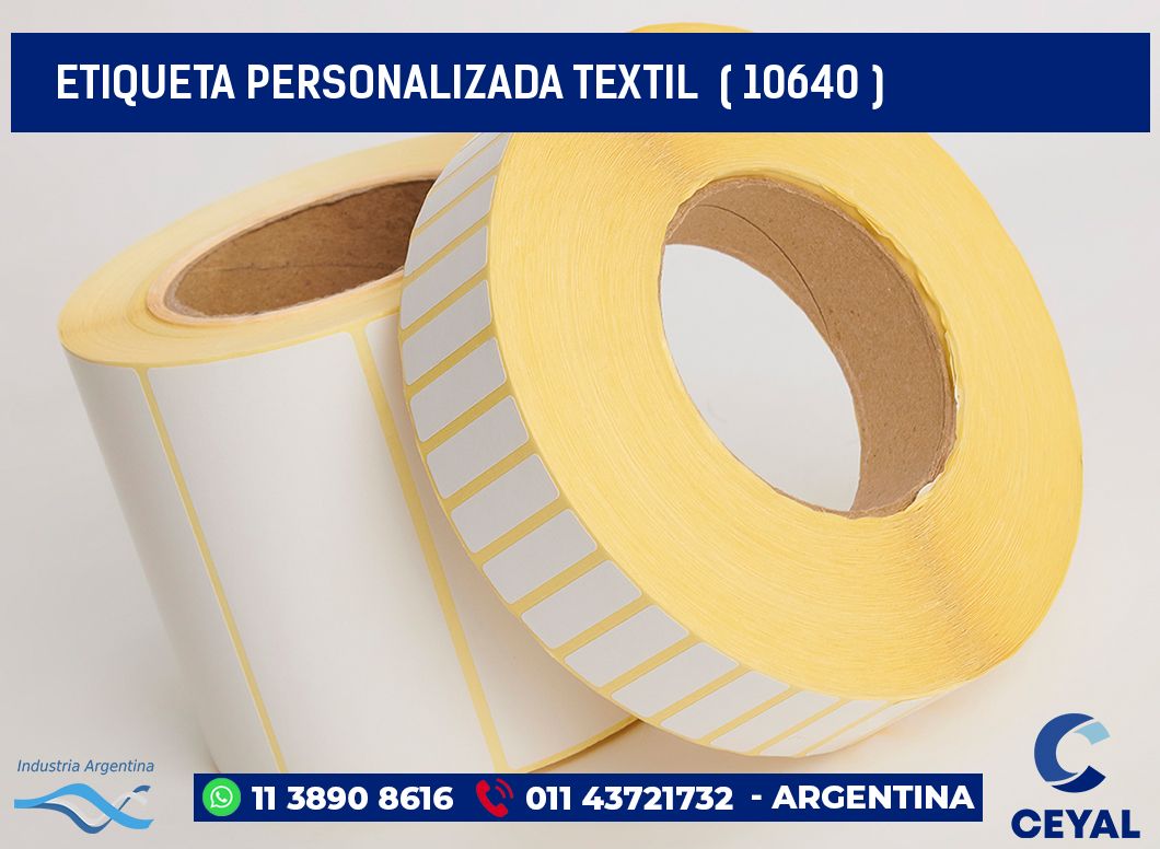 ETIQUETA PERSONALIZADA TEXTIL  ( 10640 )