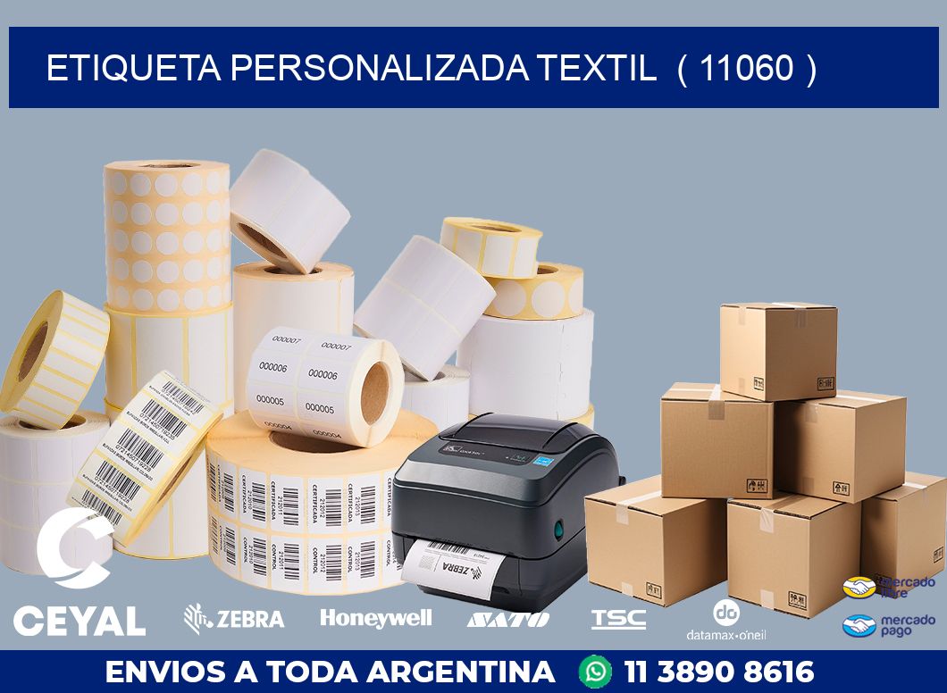 ETIQUETA PERSONALIZADA TEXTIL  ( 11060 )