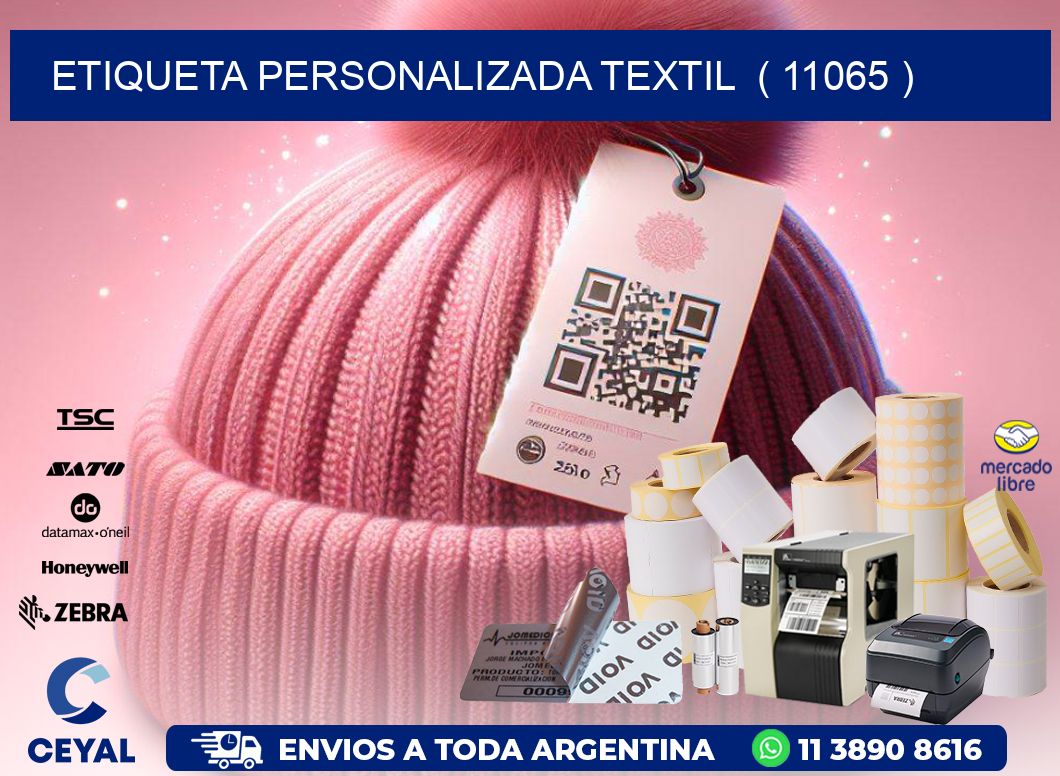 ETIQUETA PERSONALIZADA TEXTIL  ( 11065 )