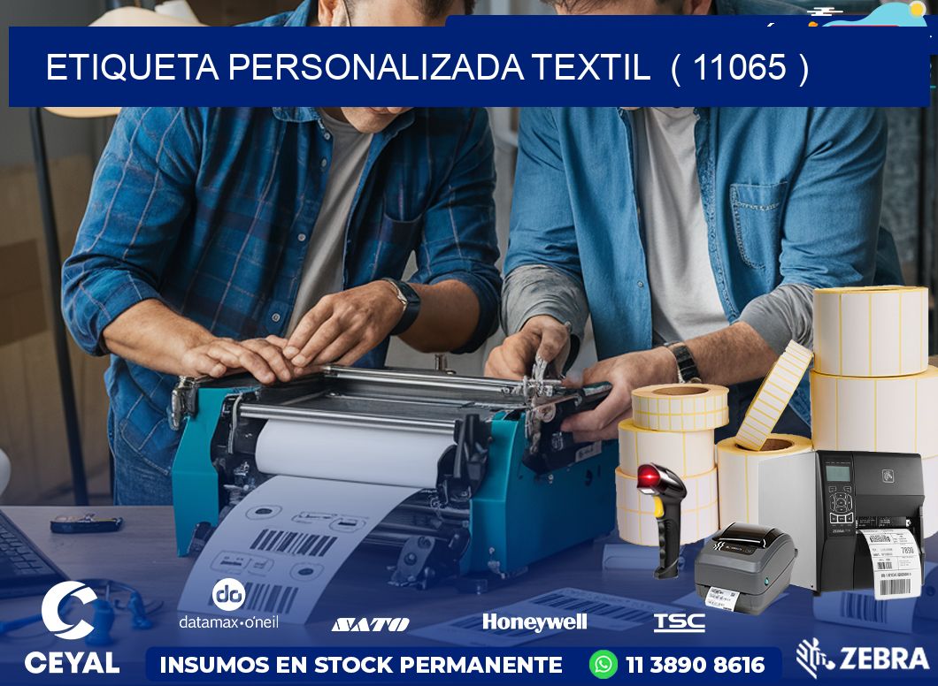 ETIQUETA PERSONALIZADA TEXTIL  ( 11065 )