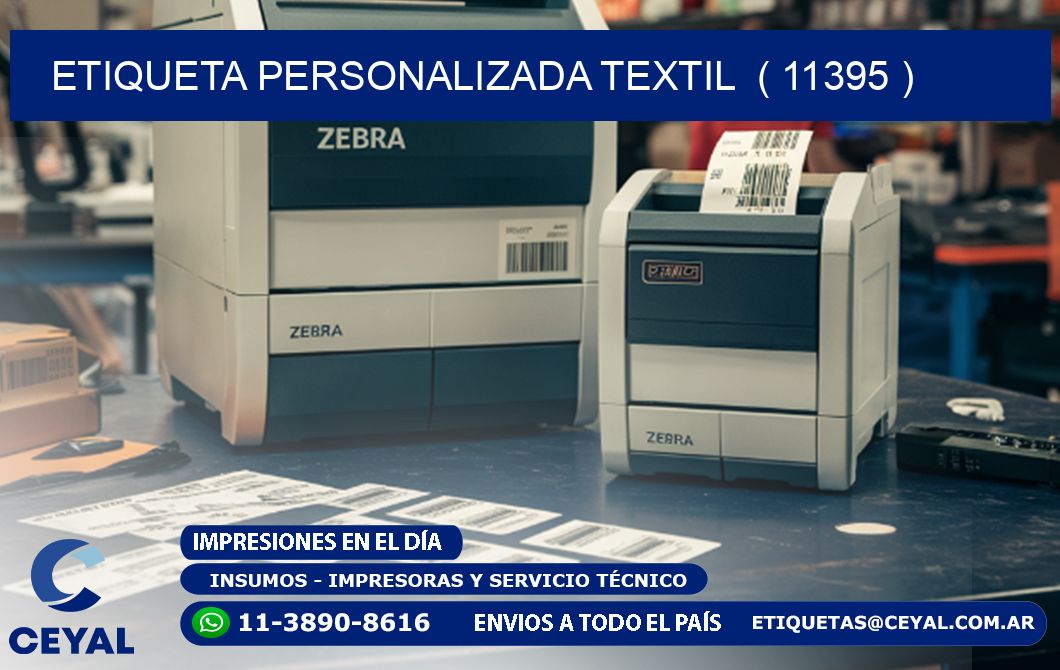 ETIQUETA PERSONALIZADA TEXTIL  ( 11395 )