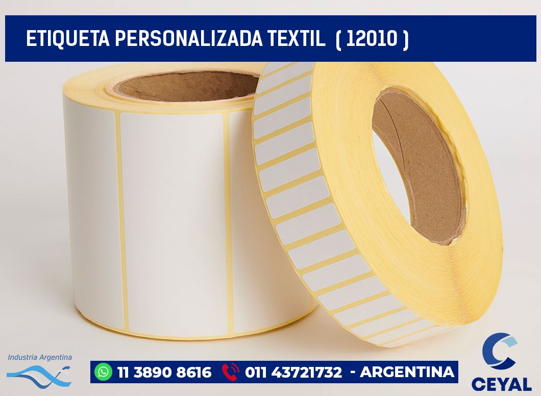 ETIQUETA PERSONALIZADA TEXTIL  ( 12010 )