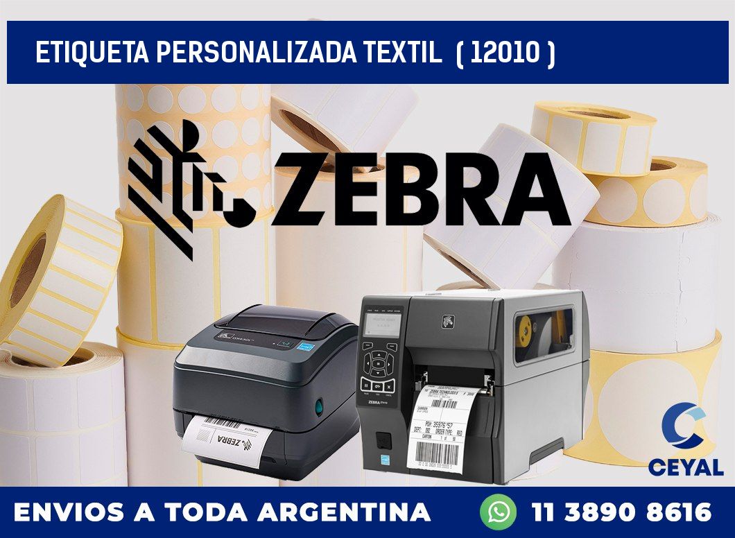 ETIQUETA PERSONALIZADA TEXTIL  ( 12010 )