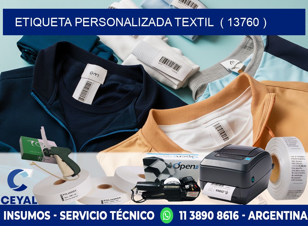 ETIQUETA PERSONALIZADA TEXTIL  ( 13760 )