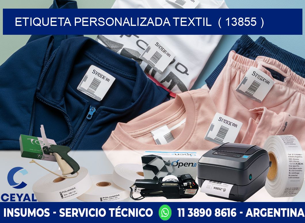 ETIQUETA PERSONALIZADA TEXTIL  ( 13855 )