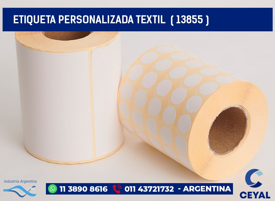 ETIQUETA PERSONALIZADA TEXTIL  ( 13855 )