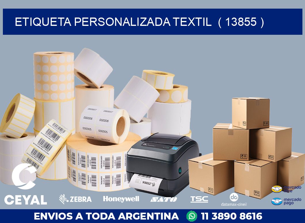 ETIQUETA PERSONALIZADA TEXTIL  ( 13855 )