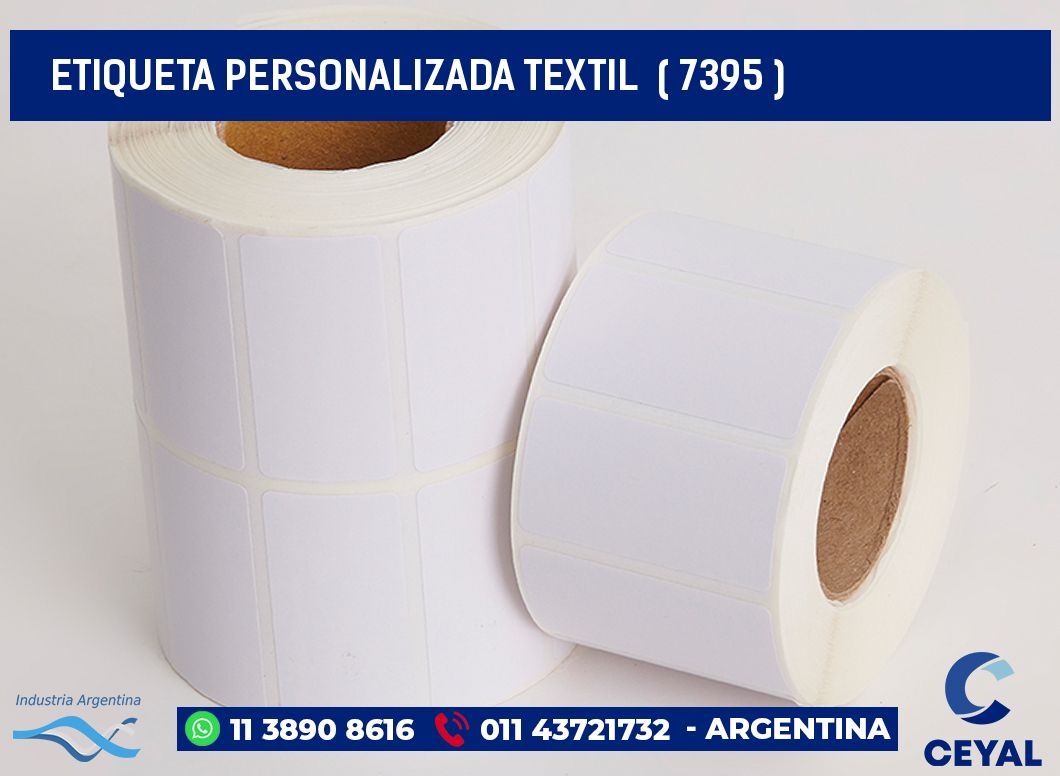 ETIQUETA PERSONALIZADA TEXTIL  ( 7395 )