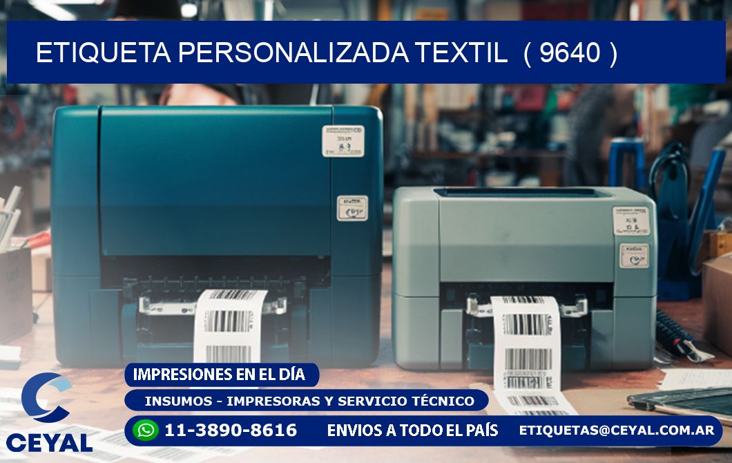 ETIQUETA PERSONALIZADA TEXTIL  ( 9640 )