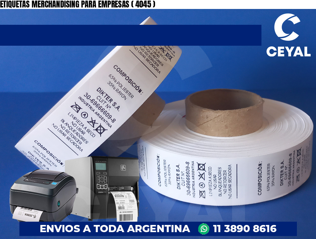 ETIQUETAS MERCHANDISING PARA EMPRESAS ( 4045 )