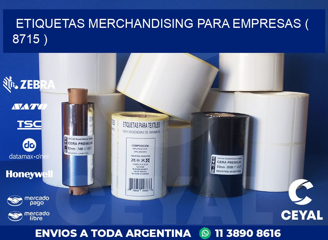 ETIQUETAS MERCHANDISING PARA EMPRESAS ( 8715 )