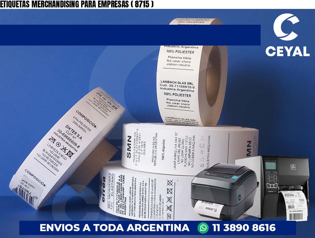 ETIQUETAS MERCHANDISING PARA EMPRESAS ( 8715 )