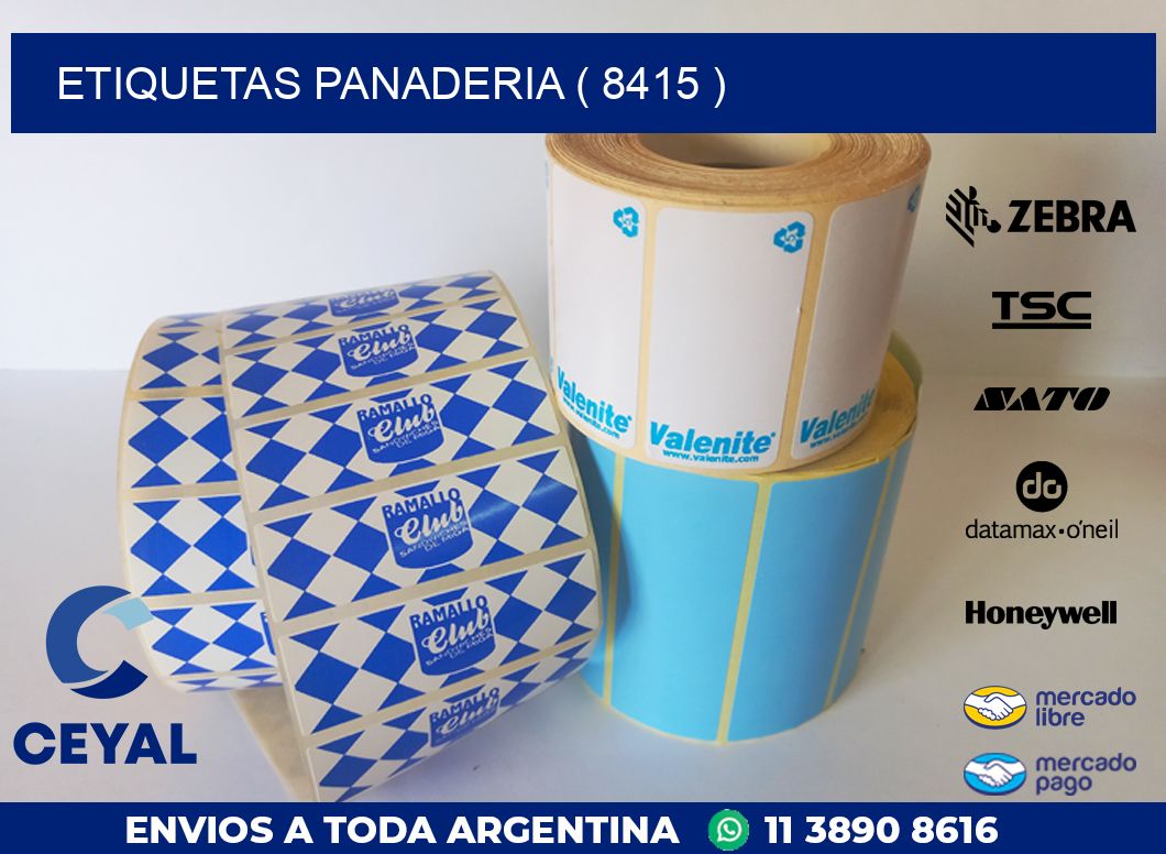 ETIQUETAS PANADERIA ( 8415 )