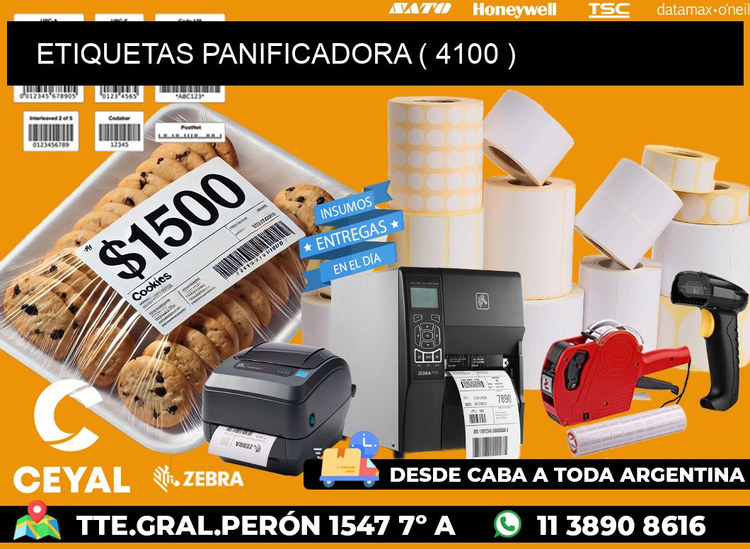 ETIQUETAS PANIFICADORA ( 4100 )