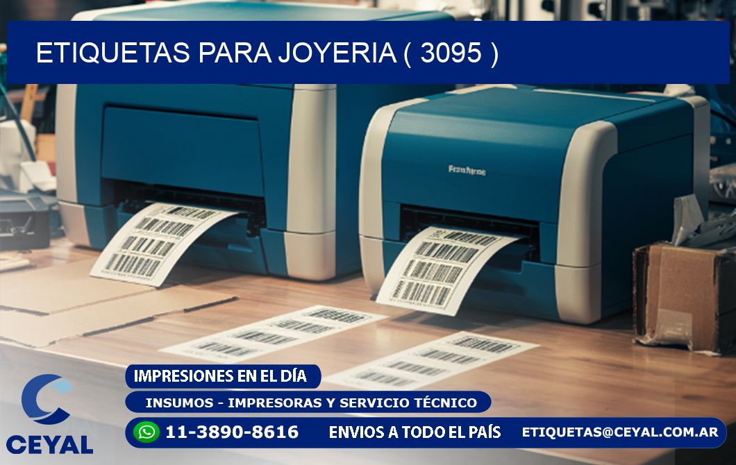 ETIQUETAS PARA JOYERIA ( 3095 )