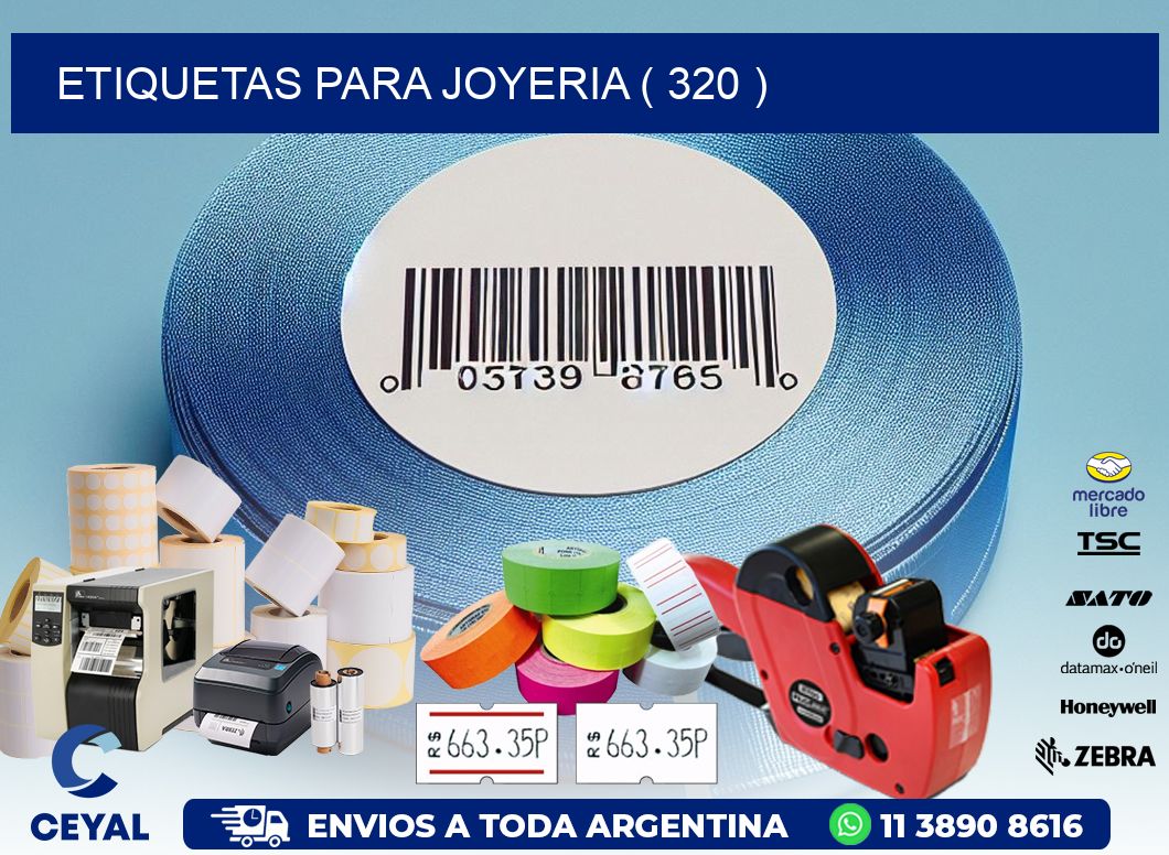 ETIQUETAS PARA JOYERIA ( 320 )